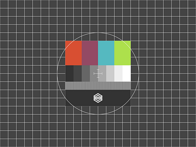 No signal 404 branding effectbox maintenance outage rainbow signal television testcard