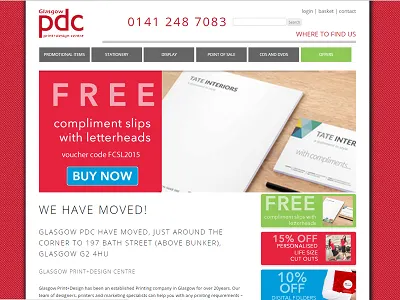 Glasgow PDC Web Design glasgow print printing responsive web design wordpress