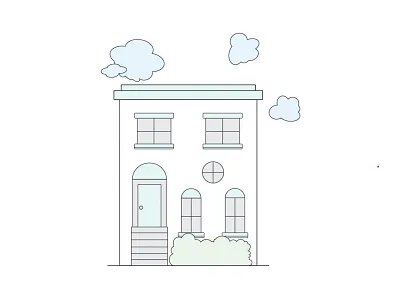 Charleston House brand design graphics vector