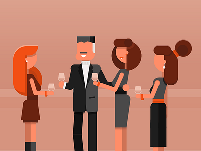 Go big or go home! character dandy dress drink famous gentleman glass hair lady party playboy rich