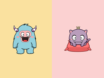 Character Design animation cat character design cute game illustration monster