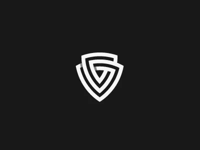 G Shield artyomya g guard letter logo mark shield