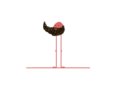 Bouncy Beard Dude beard bouncy cel dude gif loop