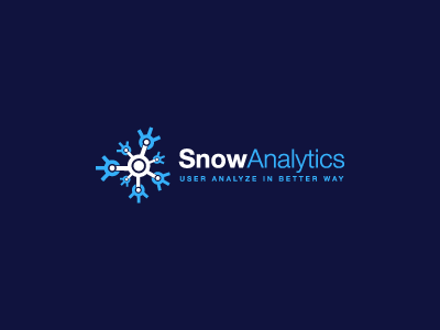 Snow Analytics brand icon identity logo mark snow