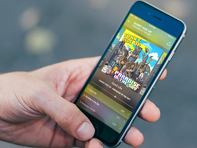 Music Player color ios music player ui ux