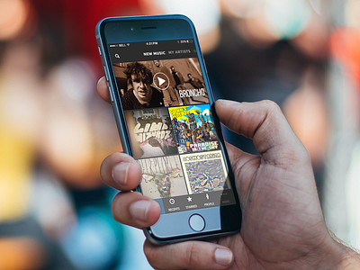 Music Discovery ios ui ux