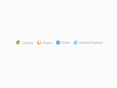 Browser Icons browser chrome firefox icon icons ie internetexplorer safari ui