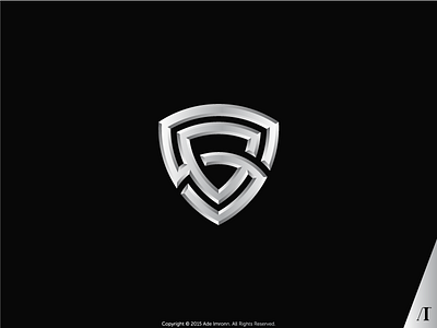 SG Monogram badge gs initial lettering logo logomark logotype monogram sg shield type typography