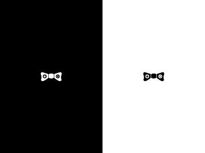 Professional Gaming bowtie contrast controller gaming logo