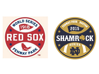 Notre Dame 2015 Shamrock Series Concept boston fenway park football noter dame