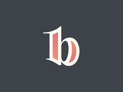 b b letter lettering logo mark type typo typography