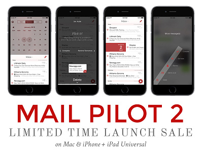 Mail Pilot 2 Release app apple email ios ipad iphone launch mail pilot release reminders store