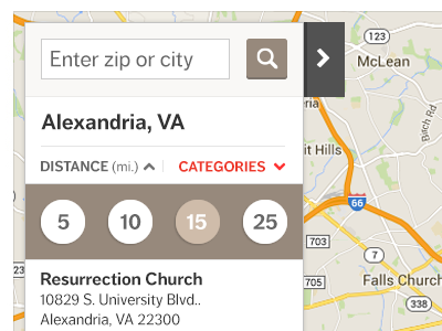 Map UI Design map maps ui