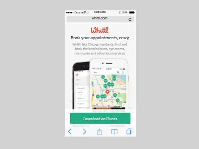 Mobile Landing Page - Mobile app app store appointments fast ios mobile new release version