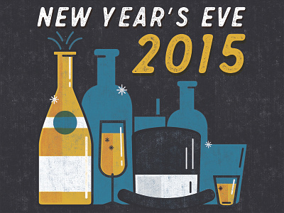 Nye 2015 nye party vector