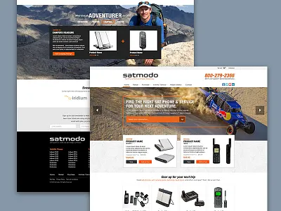 Satmodo Ecommerce Site adventure black car ecommerce grey map offroad people phone texture white