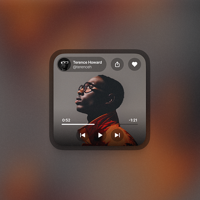 Player widget concept concept concept design design player widget ui ui design