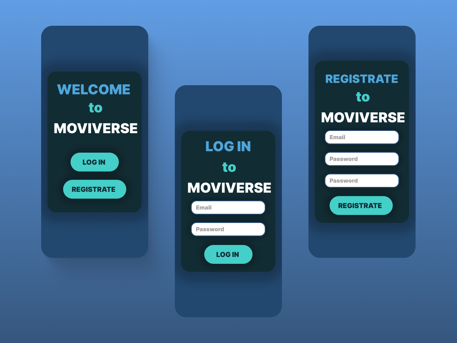Example of Movie Site Moviverse