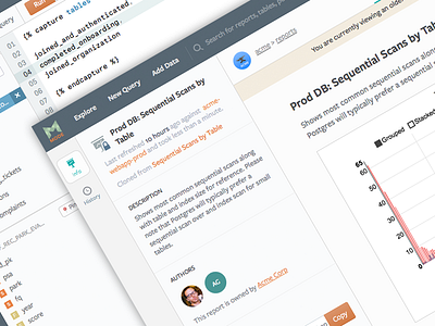 New Mode Editor & Report View analysis charting collaboration data editor ide mode report