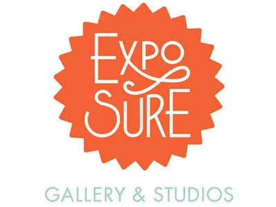 Exposure Gallery & Studios branding gallery logo studios typography
