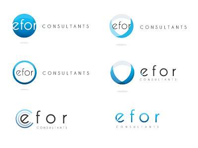 Logo Efor branding consulting design logo logotype print typography