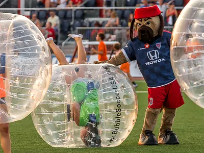 Zeke the Zoulave indianapolis mascot nasl soccer sports design