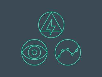 Reveal React Report chart eye icons lightning report