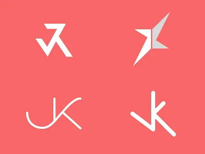 Personal mark initials logo monogram personal mark typography