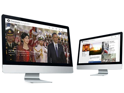 Coconuts Bangkok adaptive asia browsing mobile news responsive website