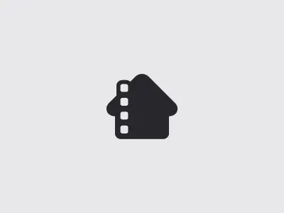 Film House film house logo mark minimal movies symbol