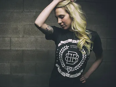 Live To Create T-Shirt apparel bound by blood clothing crest design photography screenprint shirt t shirt