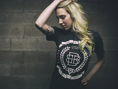 Live To Create T-Shirt apparel bound by blood clothing crest design photography screenprint shirt t shirt