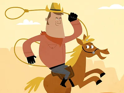 Cowboy Friend cowboy horse western