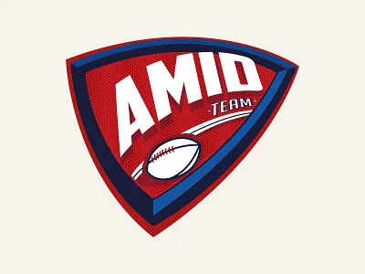 Logo for an NFL Team font football line logo logotype nfl soccer sport superbowl team typography vector