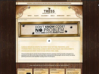 Tress | WordPress Simplicity cowboy cowgirl horse ranch rope west western wild west wordpress wordpress theme