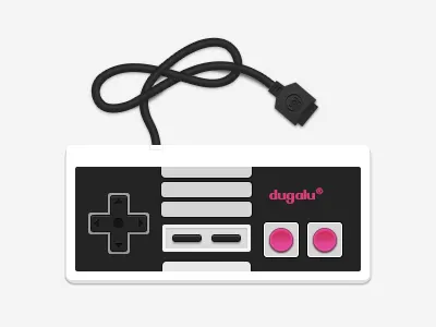 Dugalu controller buttons cable control dugalu flat nintendo plug select start