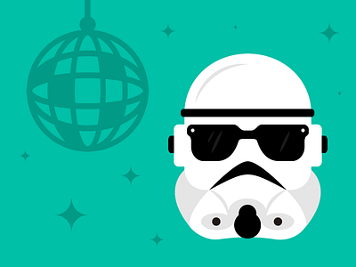 Just for fun disco starwars trooper