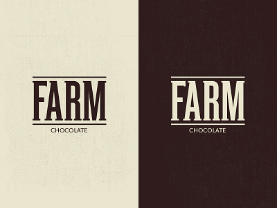 FARM branding chocolate condensed farm lettering logodesign logotype milk serif typography