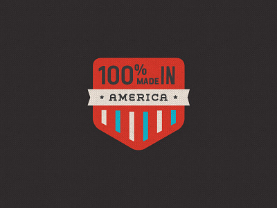 Badge america badge made in