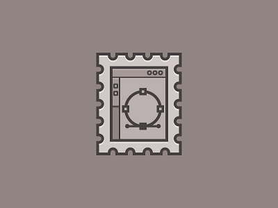 Stamp Practice adobe app design icon illustration illustrator logo minimal minimalism stamp ui vector