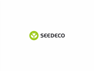 Seedeco branding eco flower garden green leaf logo plant seed