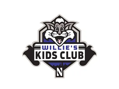 Northwestern Kids Club Rebrand brand identity design illustration sports