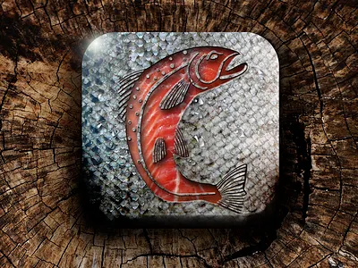 Tully Icon - Game of Thrones bark fish game of thrones got icon ios scales tully
