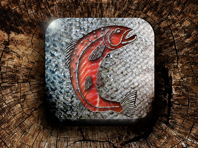 Tully Icon - Game of Thrones bark fish game of thrones got icon ios scales tully