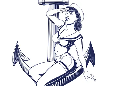 Navy Pinup WIP 5
