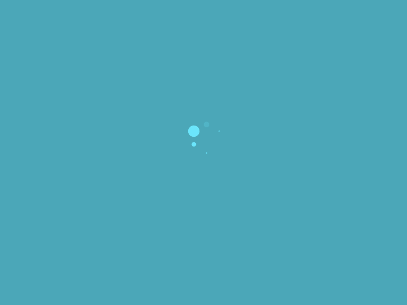 The Bubbler animation css transforms keyframes loader motion movement sass svg
