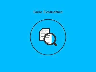 Icon case evaluation icon illustrator vector