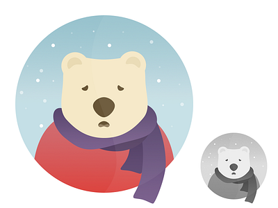 Bearacold icons illustration