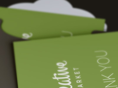 Corporate Thank You Card Template company thank you corporate greeting card corporate thank you dark flat design gift green greeting card invitation invitation card invite marketing