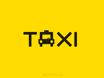 Taxi logo simple taxi